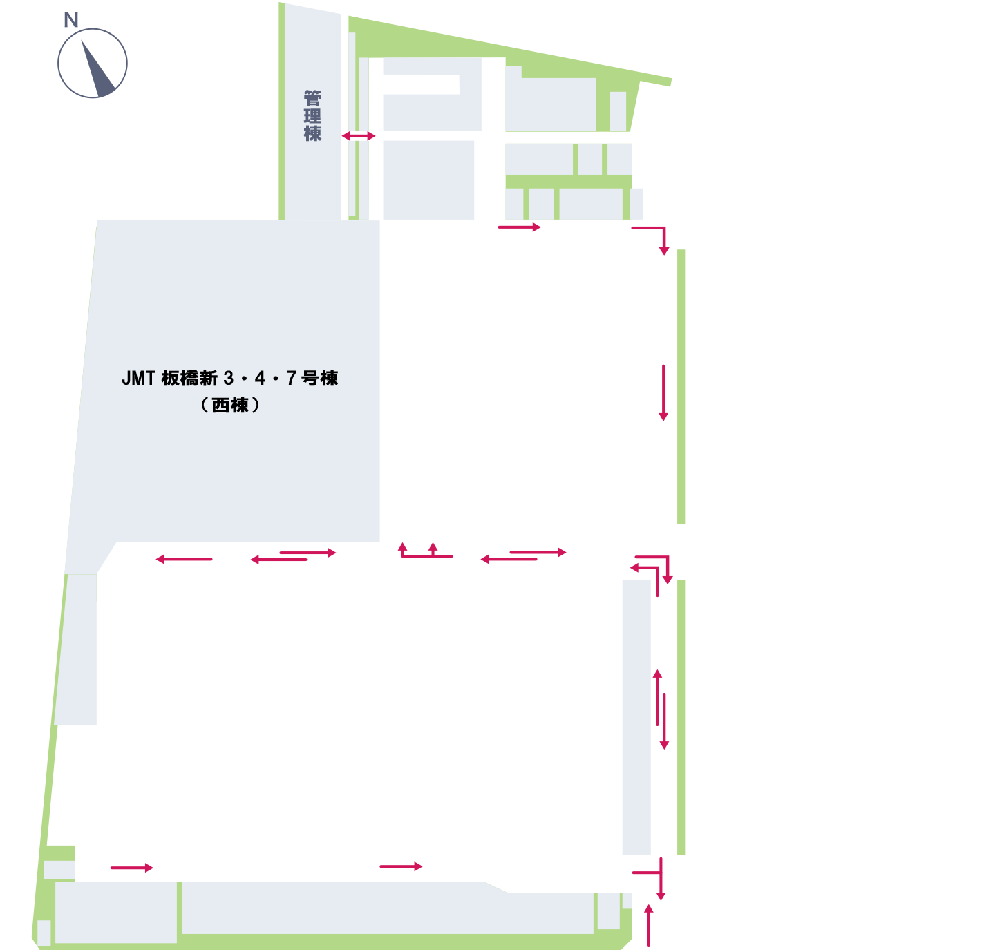 板橋トラックターミナルの営業施設