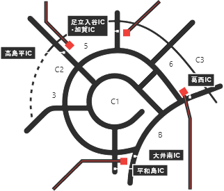 首都高速道路概略図